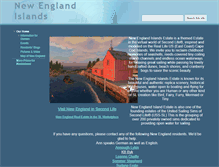 Tablet Screenshot of newenglandislands.org